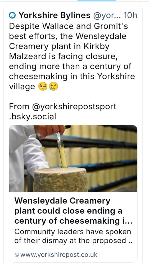 Screenshot of original post