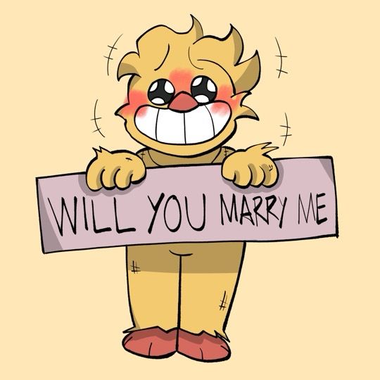 He wants to marry him