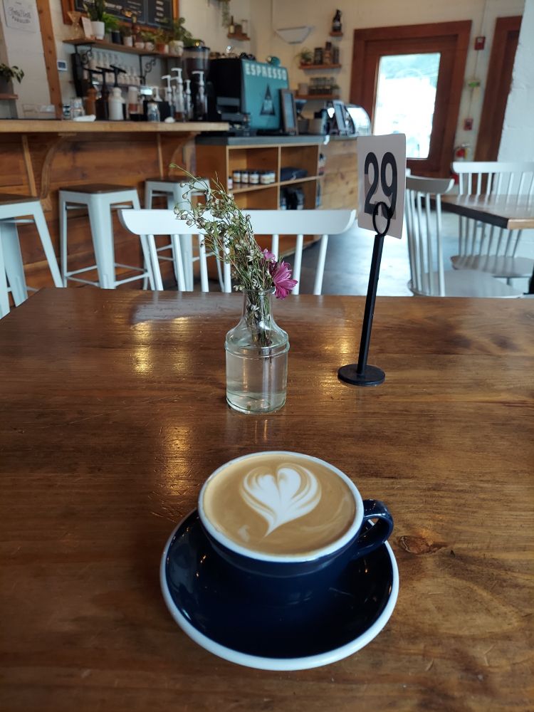 Coffee shop awaiting a dear friend.