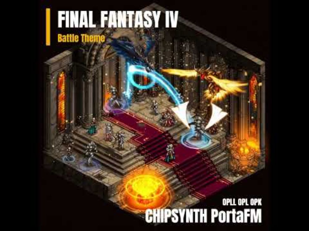 FINAL FANTASY IV - Battle Theme -　#music #gammusic #finalfantasy