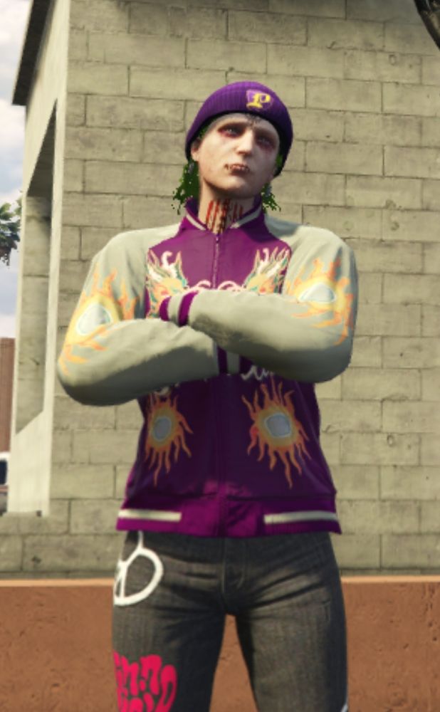 GTA screenshot of my oc Laz