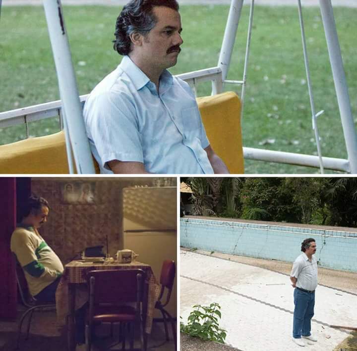 “Pablo Escobar waiting” meme from Narcos TV series