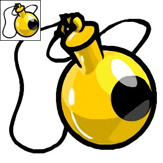 The Neopets item "Ghostkerbomb Charm".