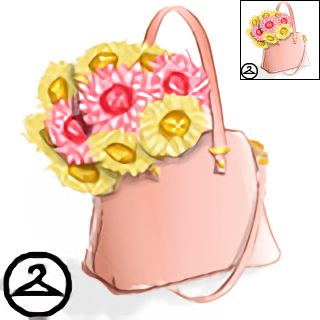 The Neopets item "Flower Fun Purse".
