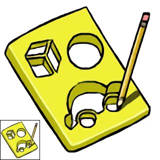 The Neopets item "Toys Stencil".