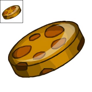 The Neopets item "Biscuit Eraser".