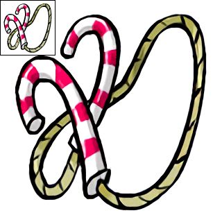 The Neopets item "Candy Cane Jump Rope".