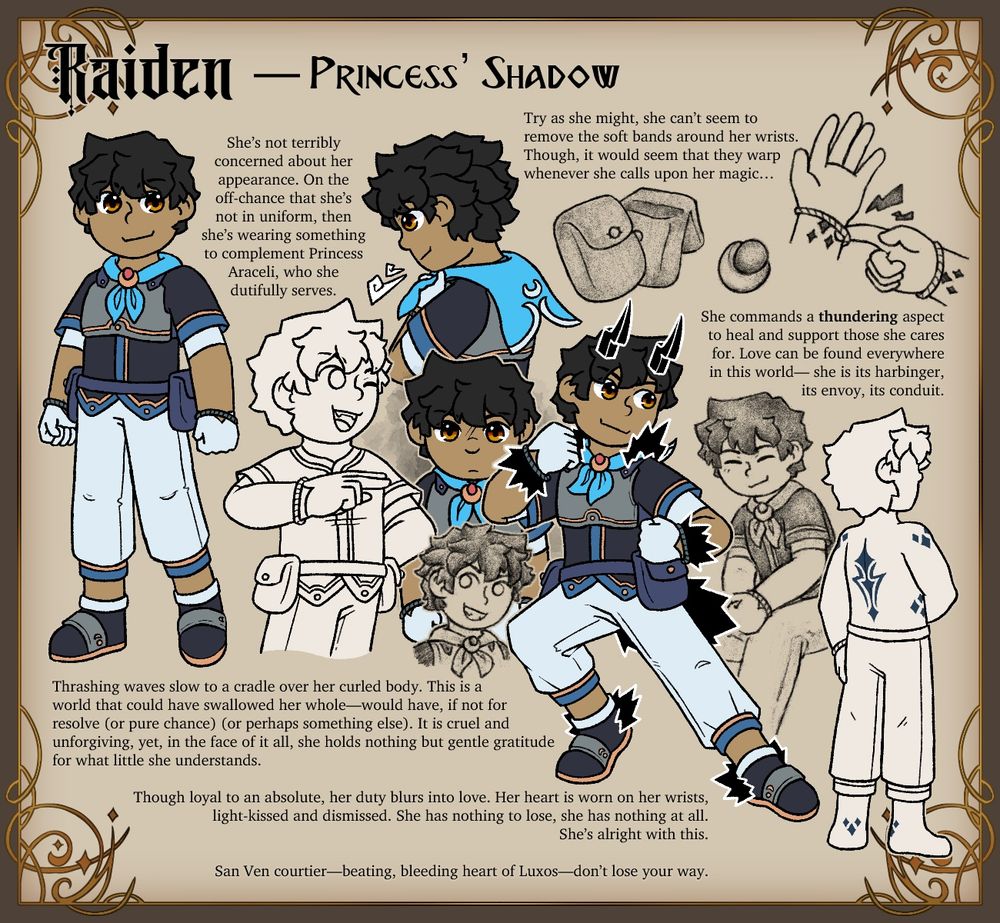 Raiden reference sheet