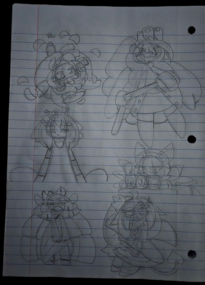 Cirius, Bullet, Lucas, Gears, Mintia, Avery,