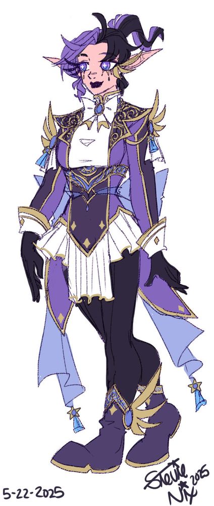 My persona as a the Ringleader of the Bright Moon Circus named Snyx