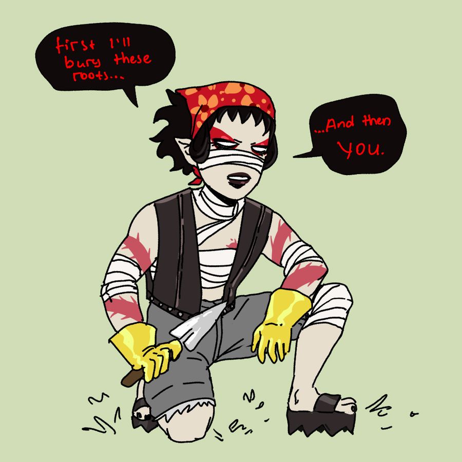 Digital doodle of Rossen threating us.