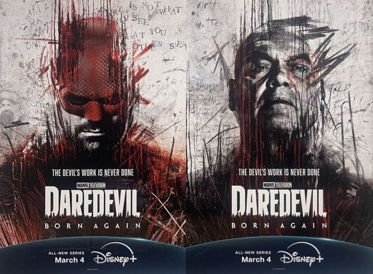 New posters do you see the screaming man on the DD poster that is in Muse’s lair too. David Mack is on fire.