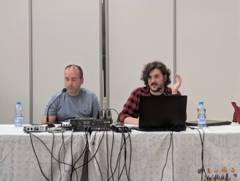 De izquierda a derecha Albert Traguany y Rafa Laguna