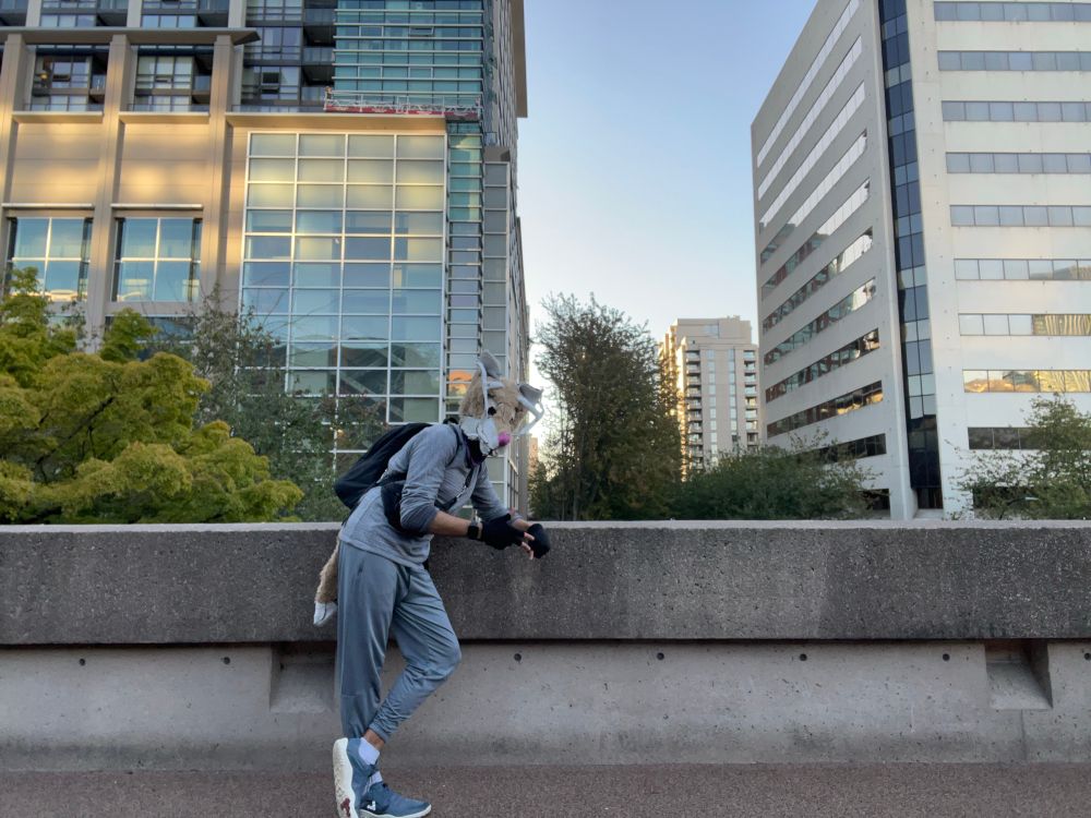 Me facing the camera in a “trying to get the vibe” pose