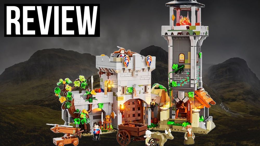 Lumibricks (Funwhole) Medieval Watchtower CRITIQUE | Set F9027