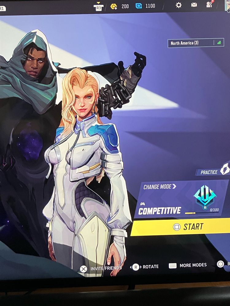 Marvel Rivals game showing competitive rank of Platinum 3 and a picture of Cloak and Dagger