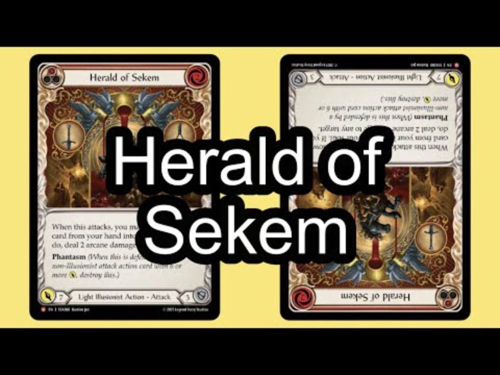 Card Review: Herald Of Sekem