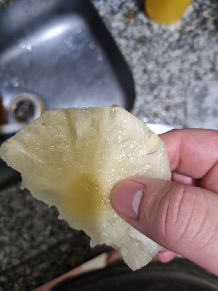 Foto de pedaço de abacaxi