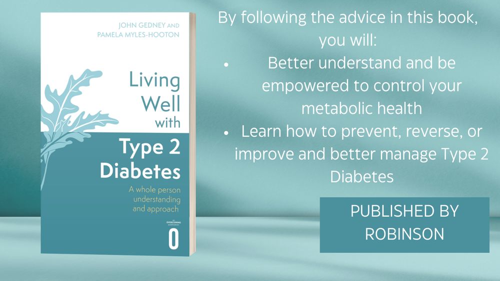 Book cover for 'Living Well with Type 2 Diabetes' alongside some bullet points about its key features.