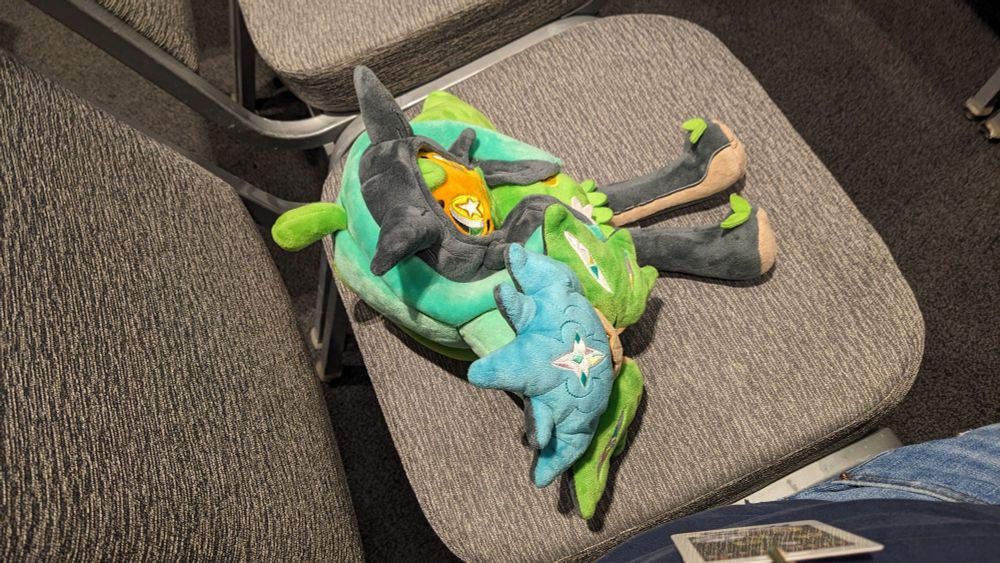 she's sitting politely