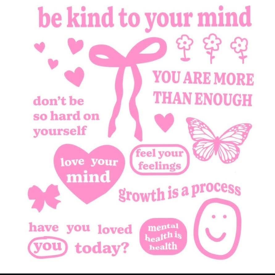 Be kind to your mind and other positive quotes