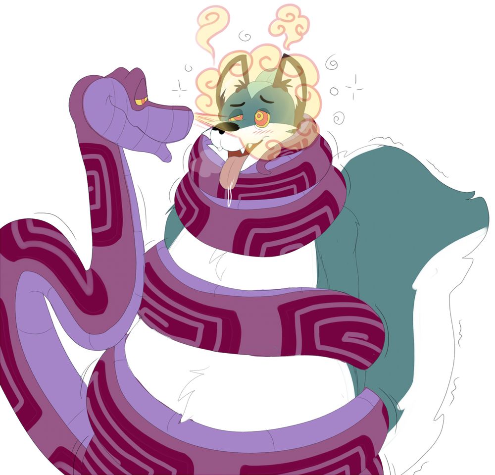snake boss and stoned fox