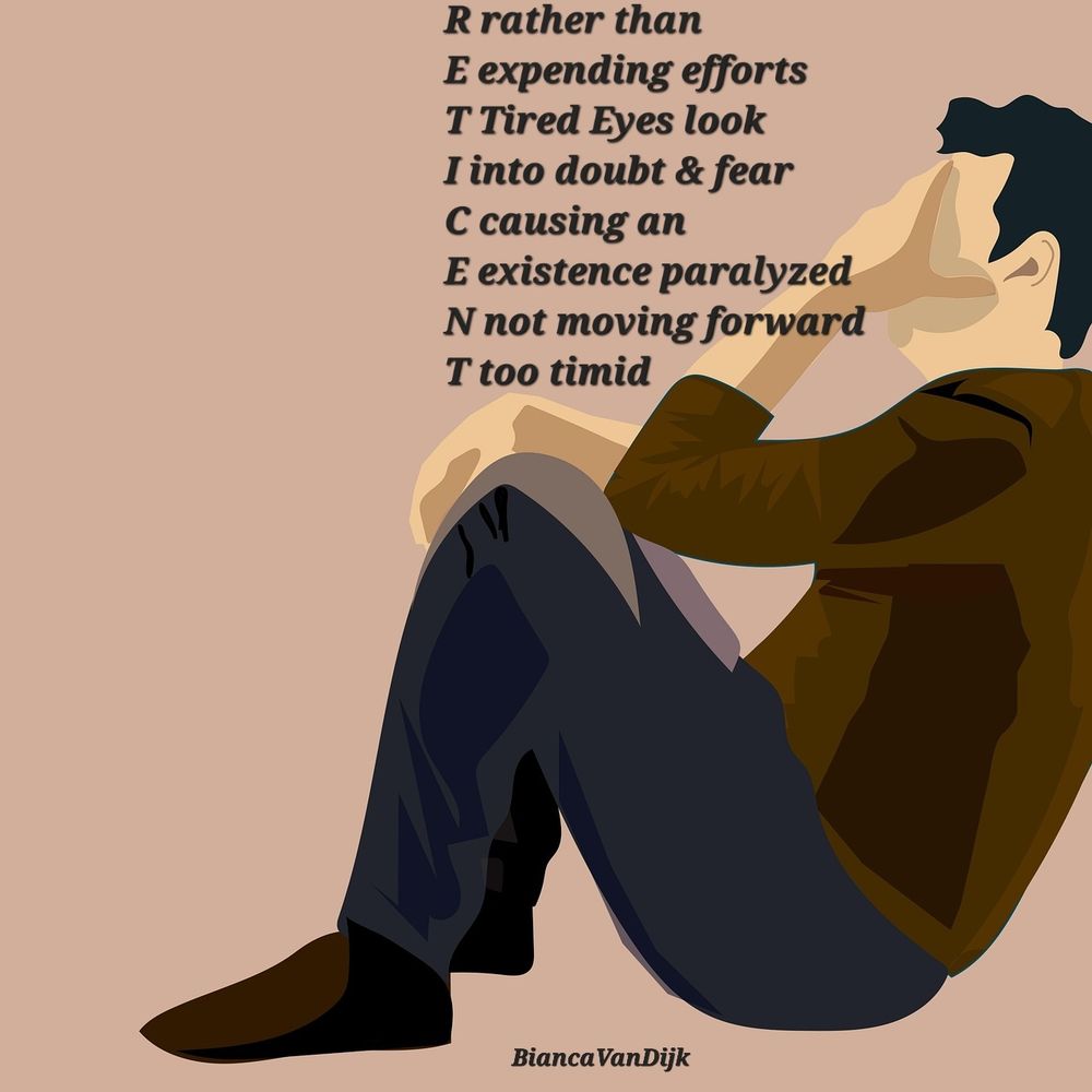 A man sitting on the floor 