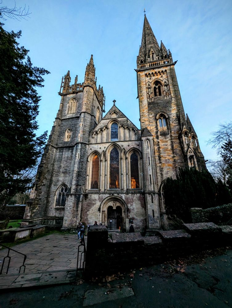 The front of Llandaff Cathedral 