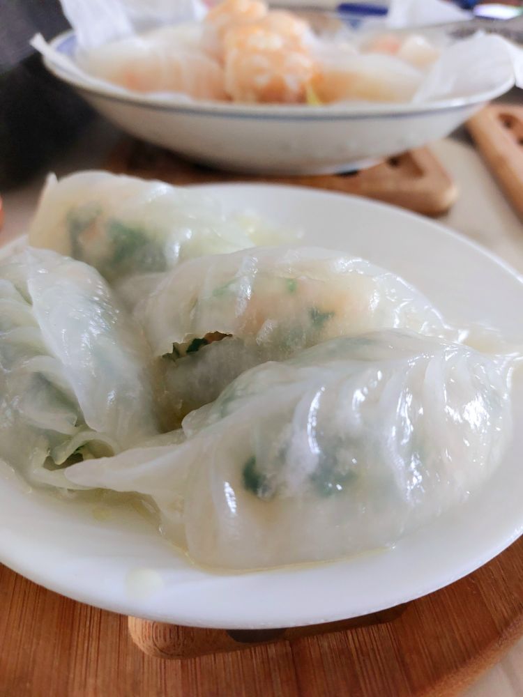 dumplings filled with vegetables 