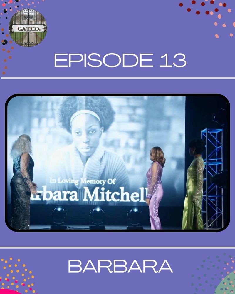 New title card with the girl group on stage in front of Barbara’s PowerPoint 