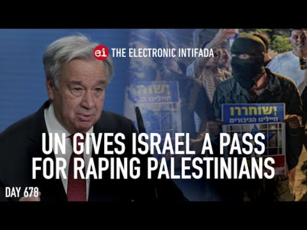 UN gives Israel a pass for raping Palestinians, with Ali Abunimah