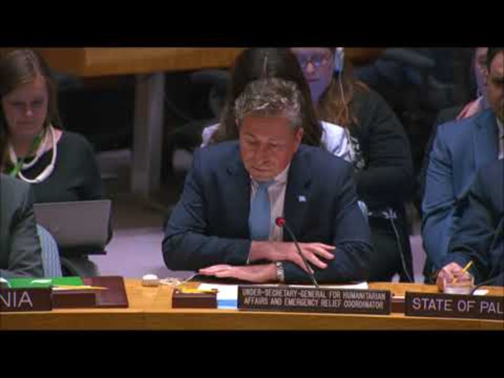 UN Chief on the Horrific Humanitarian Disaster in Gaza