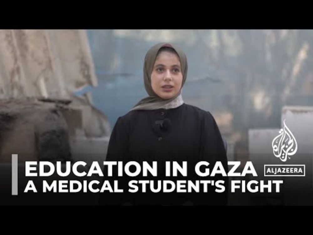 A medical student's fight to continue her education in Gaza