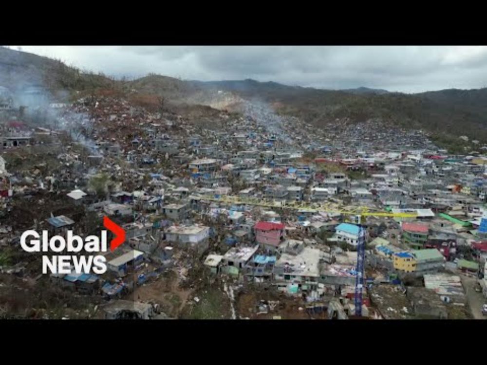 Cyclone Chido: Drone video shows extent of destruction in Mayotte