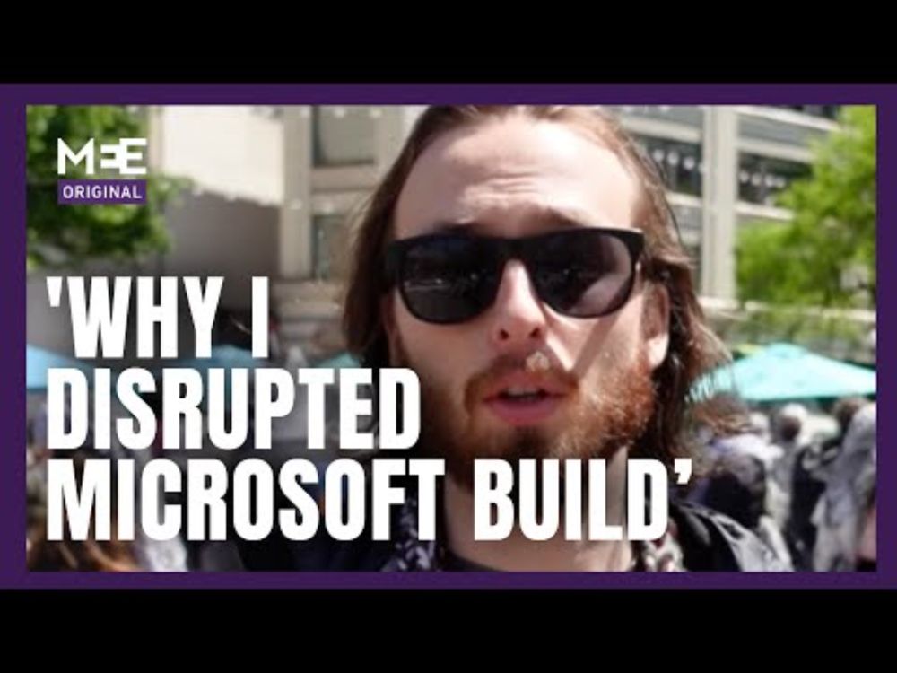 'They’re war profiteers’: Microsoft employees speak out at conference | MEE Original