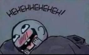 person blushing and giggling in bed