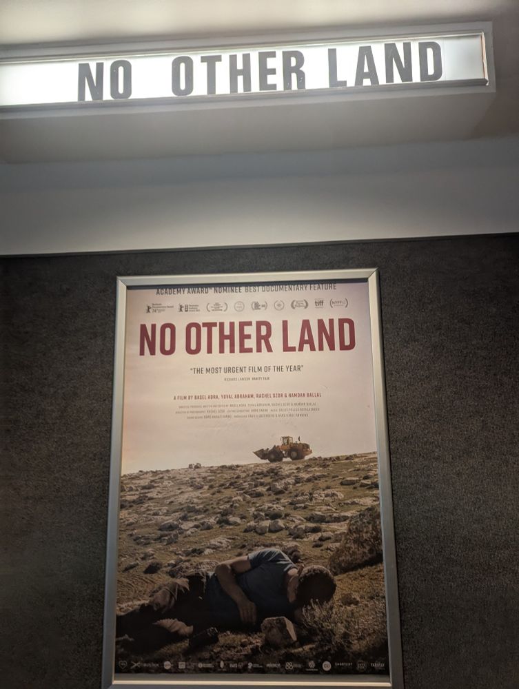 Poster of documentary film No Other Land