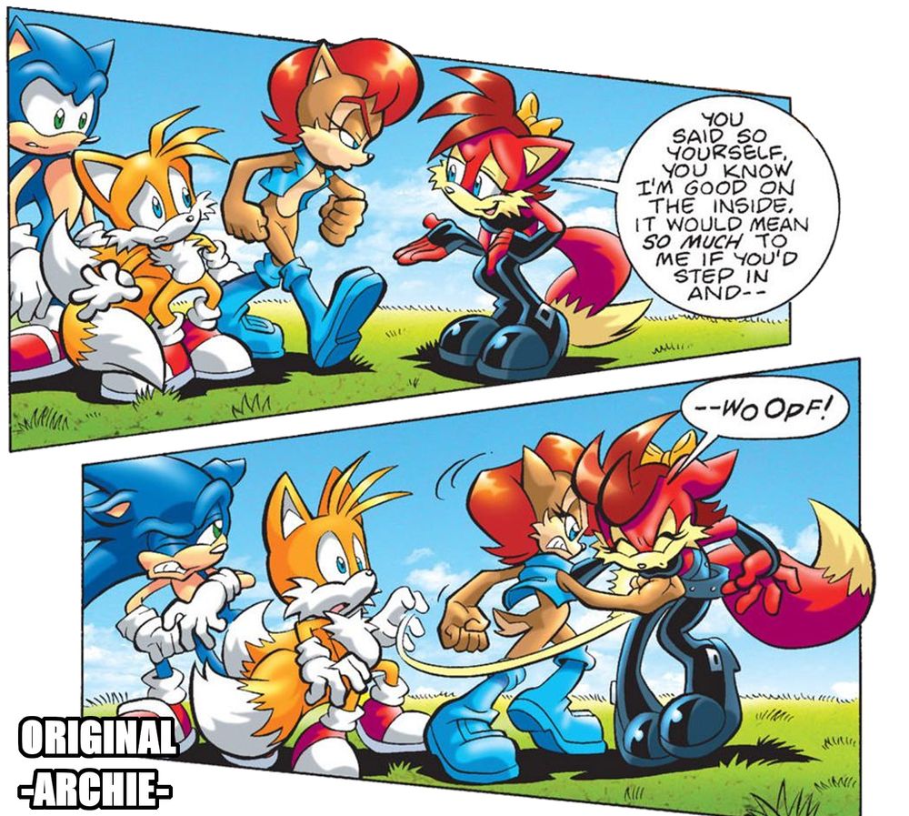 Original Panels from Sonic Universe #15, Page 8