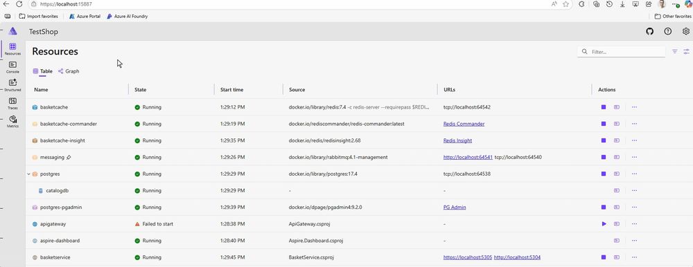 Example of using the new Fluent UI Blazor library version in the Aspire Dashboard
