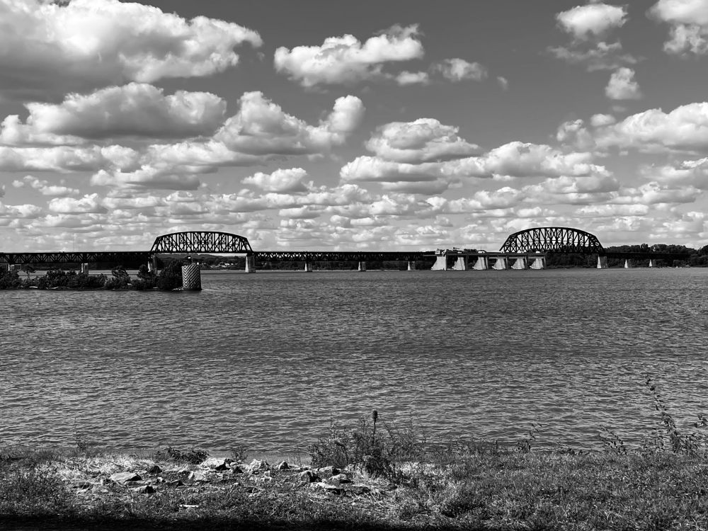 bridges over a river
