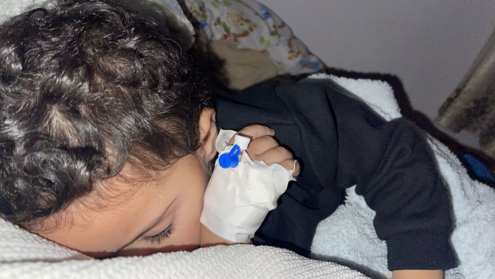 We only dream of a safe place… Help us protect my child from fear and bombs