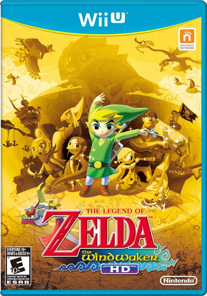 The Legend of Zelda: Windwaker HD Boxart