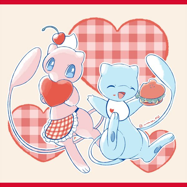ミュウ　色違い　ポケモンイラスト