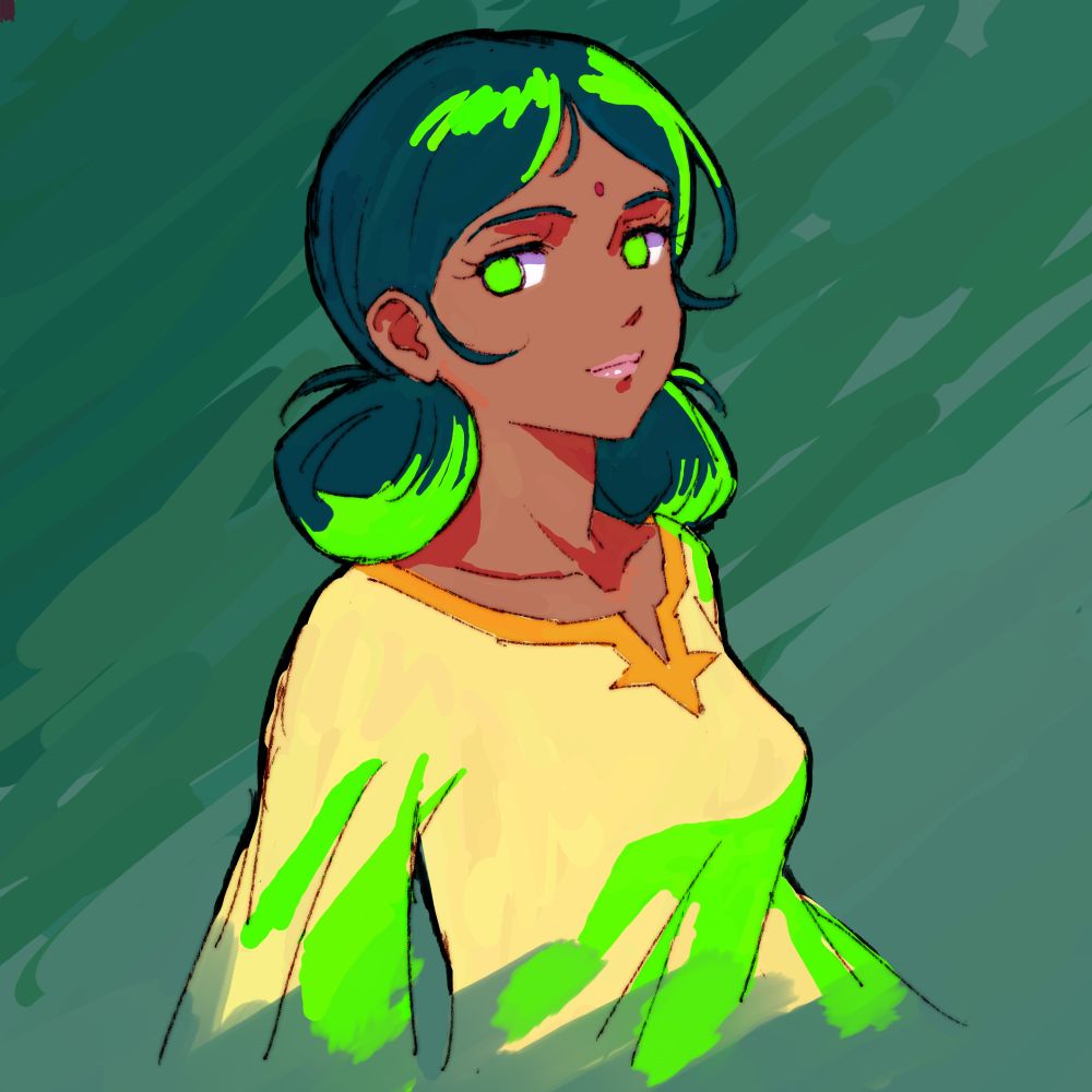 Doodle of Lalah Sune from Gundam 0079