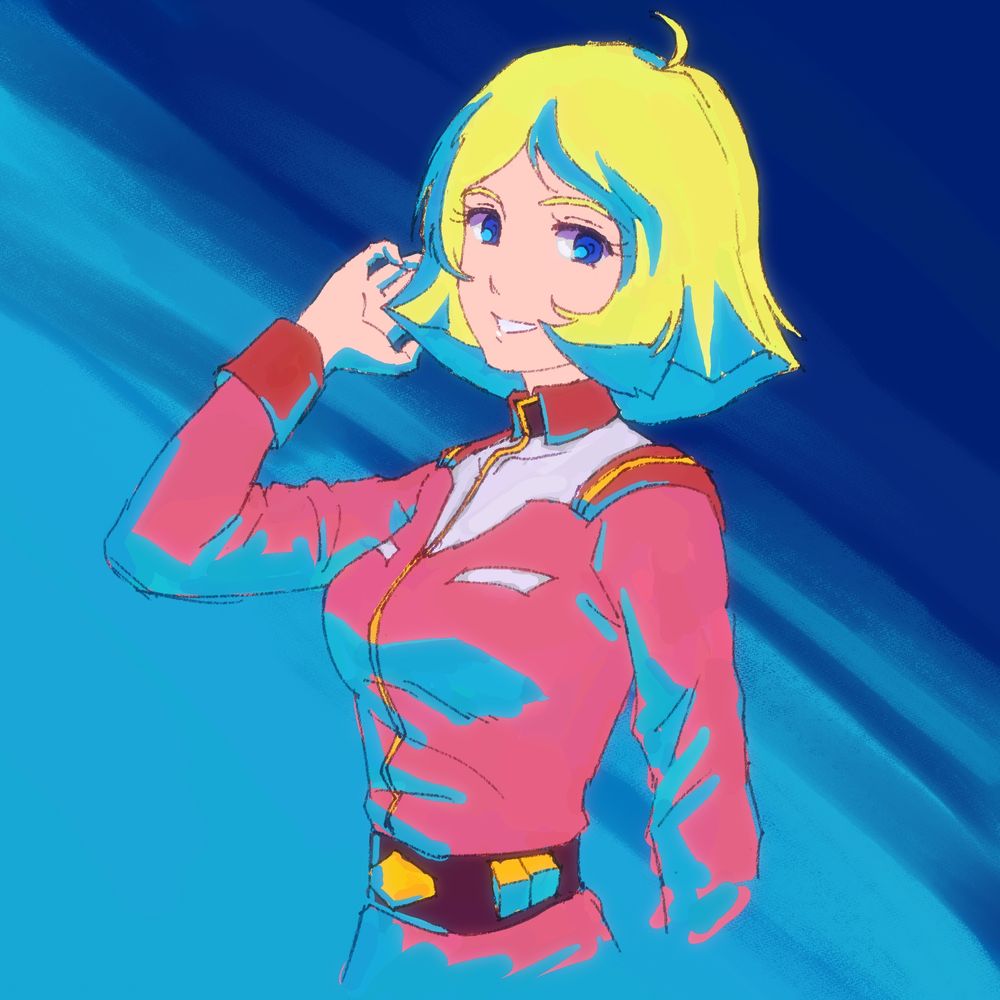 Doodle of Sayla Mass from Gundam 0079