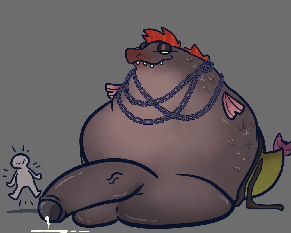 Oh, hey, it's anon! They're back from the trip! This is just a temporary cock vore with respawn mechanics. Pretty neat, eh? Lucky for those who want to do a round two.