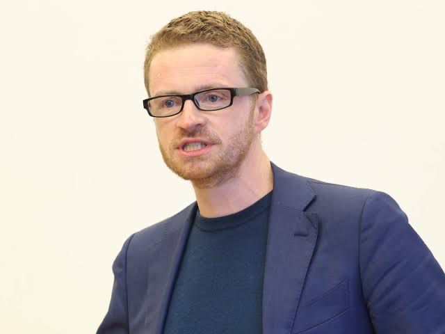 A picture of Morgan McSweeney- looking like a perturbed imp.