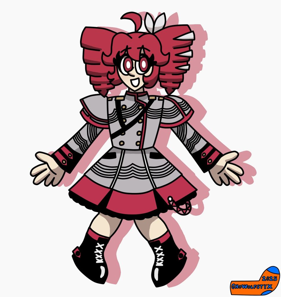 Kasane Teto in her SynthV outfit 