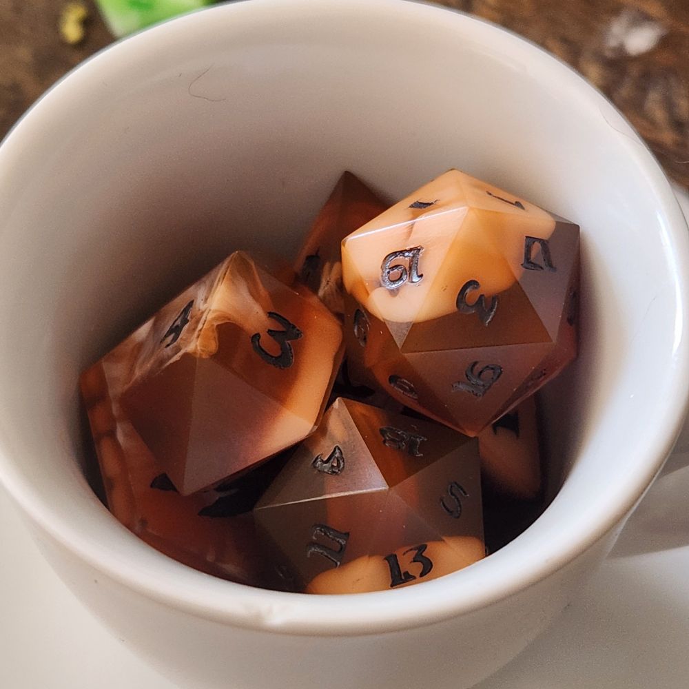 Thai Tea Dice Set