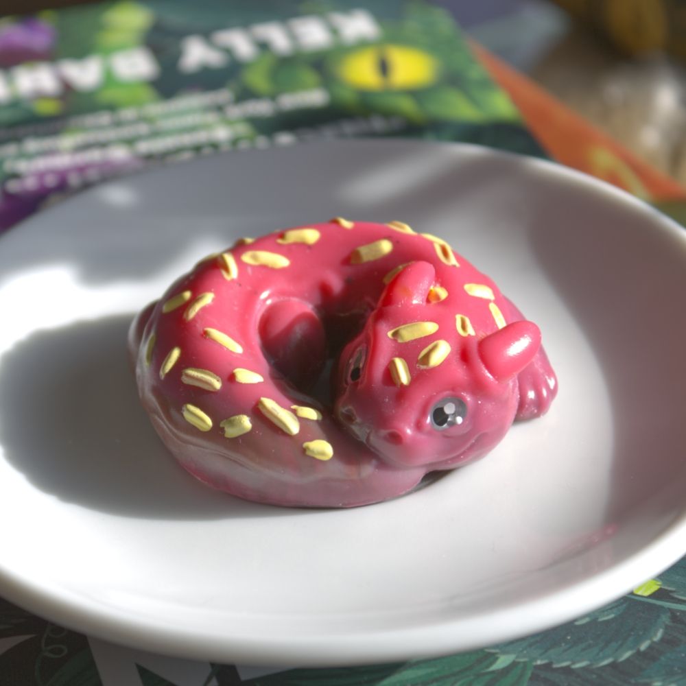 Strawberry Frosting donut dragon 